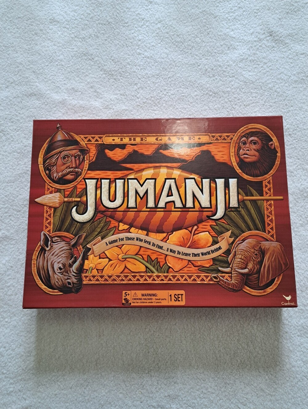 Jumanji Board Game 2017 Edition Complete SpinMaster Games Family Adventure Movie